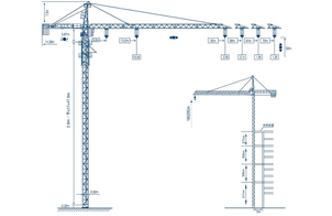 Grúa Torre Estándar QTZ140-7012-10T