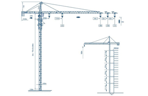 Grúa Torre Estándar QTZ80-6012-8T