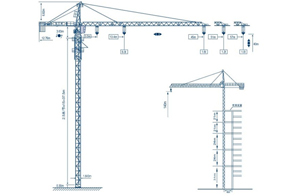 Torre Guindaste Standard de 6T-QTZ80-5710