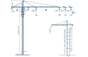 Torre Guindaste Standard de 6T-QTZ100-6014